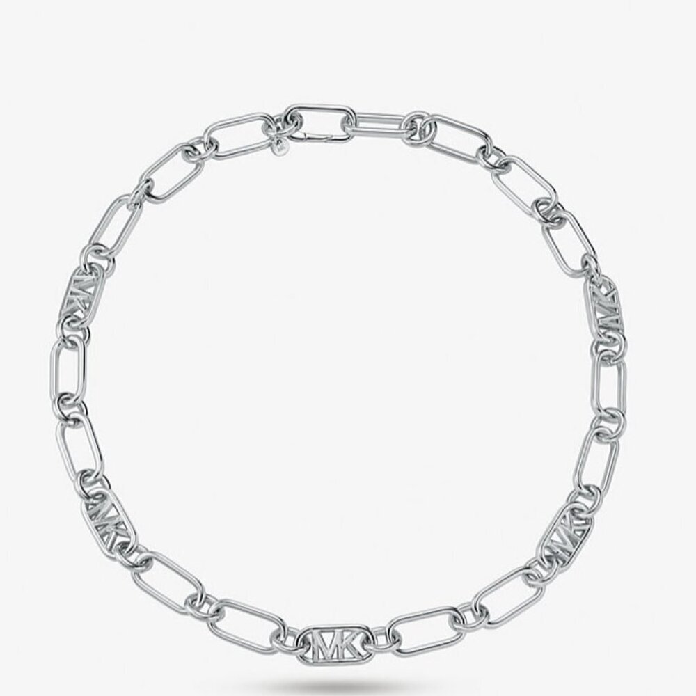 Michael Kors Precious Metal-Plated Brass Chain Link Necklace